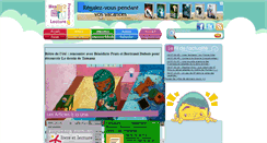Desktop Screenshot of mespremiereslectures.com